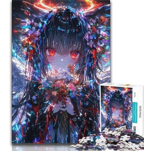 1000-teiliges Puzzle für Erwachsene und Teenager, Japanisches Anime-Mädchen, Lernspielzeug, Familienspiele, die die Liebe zwischen Paaren stärken, 75x50cm 1000-teiliges Puzzle für Erwachsene und Teenager, Japanisches Anime-Mädchen, Lernspielzeug, Familienspiele, die die Liebe zwischen Paaren stärken, 75x50cm von GKJPOXZJ