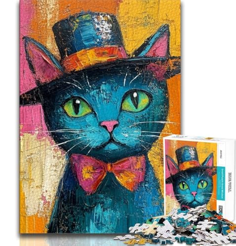 1000-teiliges Puzzle für Erwachsene und Teenager, Kätzchen, Spielzeug, Lernspiele, Stressabbau, tolle Geschenke und Spielzeuge, 75x50cm von GKJPOXZJ