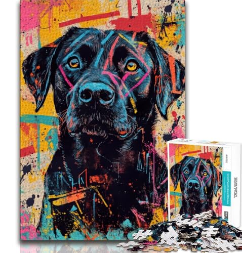 1000-teiliges Puzzle für Erwachsene und Teenager, Labrador, Spielzeug, Lernspiele, Stressabbau, tolle Geschenke und Spielzeuge, 38x26cm von GKJPOXZJ