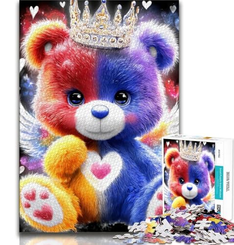 1000-teiliges Puzzle für Erwachsene und Teenager, Teddybär, Spielzeug, Lernspiele, Stressabbau, tolle Geschenke und Spielzeuge, 75x50cm von GKJPOXZJ