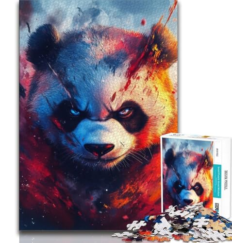 1000-teiliges Puzzle für Jugendliche und Erwachsene, Flammenpanda, Spielzeug, Lernspiele, Stressabbau, tolle Geschenke und Spielzeuge, 38x26cm von GKJPOXZJ
