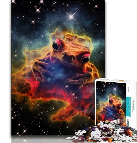 1000-teiliges Puzzle für Jugendliche und Erwachsene, Galaxiefrosch, Spielzeug, Lernspiele, Stressabbau, tolle Geschenke und Spielzeuge, 38x26cm von GKJPOXZJ