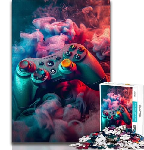 1000-teiliges Puzzle für Jugendliche und Erwachsene, Gamecontroller, anspruchsvolles Spiel und Familienspiel, Lernspiel zum Geburtstag, Weihnachten, 75x50cm 1000-teiliges Puzzle für Jugendliche und Erwachsene, Gamecontroller, anspruchsvolles Spiel und Familienspiel, Lernspiel zum Geburtstag, Weihnachten, 75x50cm von GKJPOXZJ
