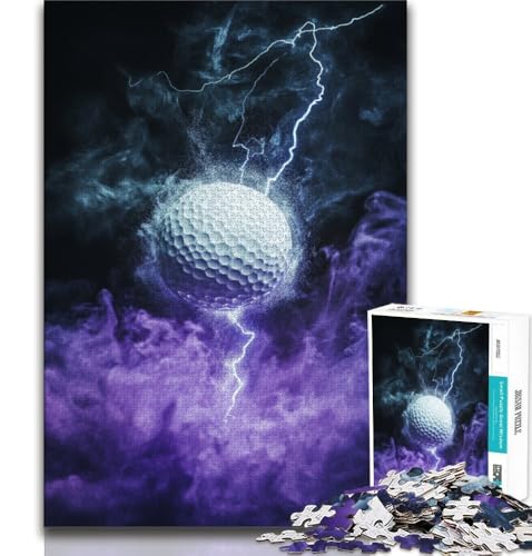 1000-teiliges Puzzle für Jugendliche und Erwachsene, Golfsport, Spielzeug, Lernspiele, Stressabbau, tolle Geschenke und Spielzeuge, 38x26cm von GKJPOXZJ