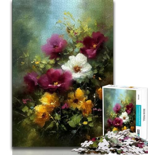 1000-teiliges Puzzle für Jugendliche und Erwachsene, Mohnblumen-Ölgemälde, anspruchsvolles Spiel und Lernspiel für die ganze Familie zum Geburtstag, Weihnachten, 75x50cm 1000-teiliges Puzzle für Jugendliche und Erwachsene, Mohnblumen-Ölgemälde, anspruchsvolles Spiel und Lernspiel für die ganze Familie zum Geburtstag, Weihnachten, 75x50cm von GKJPOXZJ