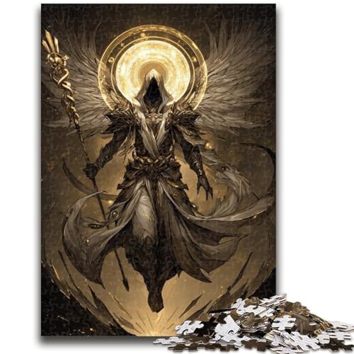 1000-teiliges Puzzle für Jugendliche und Erwachsene, Ritter-Puzzles für Erwachsene, Lernspielzeug, Familienspiele, Geschenke für Freunde und Familie, (50x75cm) von GKJPOXZJ