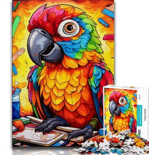 1000-teiliges Puzzle für Jugendliche und Erwachsene, Tiere, Vögel, Papageien, Lernspiele, Heimdekoration, Lernspiel für Geburtstag, Weihnachten, 75x50cm von GKJPOXZJ