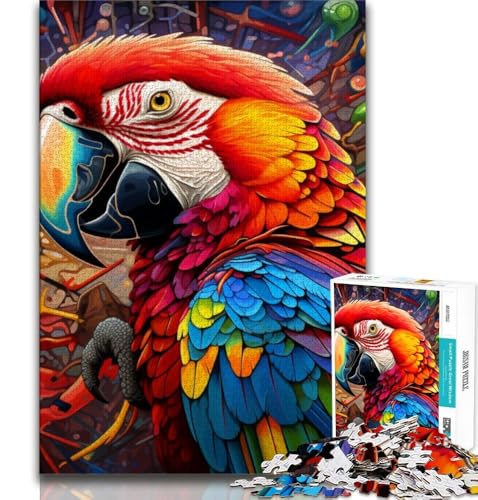 1000-teiliges Puzzle für Jugendliche und Erwachsene, Tiere, Vögel, Papageien, Spielzeug, Lernspiele, Stressabbau, tolle Geschenke und Spielzeuge, 75x50cm 1000-teiliges Puzzle für Jugendliche und Erwachsene, Tiere, Vögel, Papageien, Spielzeug, Lernspiele, Stressabbau, tolle Geschenke und Spielzeuge, 75x50cm von GKJPOXZJ