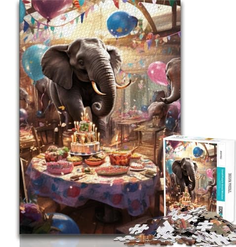 1000-teiliges Puzzle für Jugendliche und Erwachsene, Tierparty, Spielzeug, Lernspiele, Stressabbau, tolle Geschenke und Spielzeuge, 75x50cm 1000-teiliges Puzzle für Jugendliche und Erwachsene, Tierparty, Spielzeug, Lernspiele, Stressabbau, tolle Geschenke und Spielzeuge, 75x50cm von GKJPOXZJ