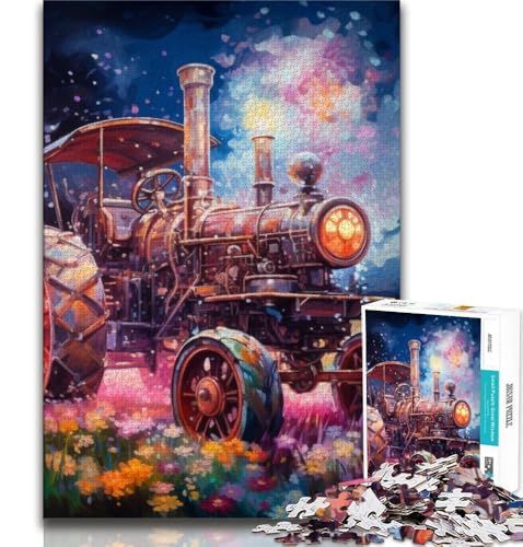 1000-teiliges Puzzle für Jugendliche und Erwachsene, Traktor, Spielzeug, Lernspiele, Stressabbau, tolle Geschenke und Spielzeuge, 38x26cm von GKJPOXZJ