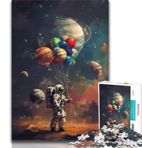 1000-teiliges Puzzle für Teenager, Astronaut, Lernspiele, Heimdekoration, Geburtstagsgeschenk, Geschenke, Wandkunst, 38x26cm 1000-teiliges Puzzle für Teenager, Astronaut, Lernspiele, Heimdekoration, Geburtstagsgeschenk, Geschenke, Wandkunst, 38x26cm von GKJPOXZJ