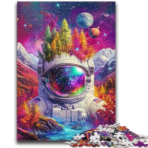 1000-teiliges Puzzle für Teenager, Astronautenberge, 1000-teiliges Puzzle, Lernspielzeug und Spiele für Erwachsene und Teenager (75x50cm) von GKJPOXZJ