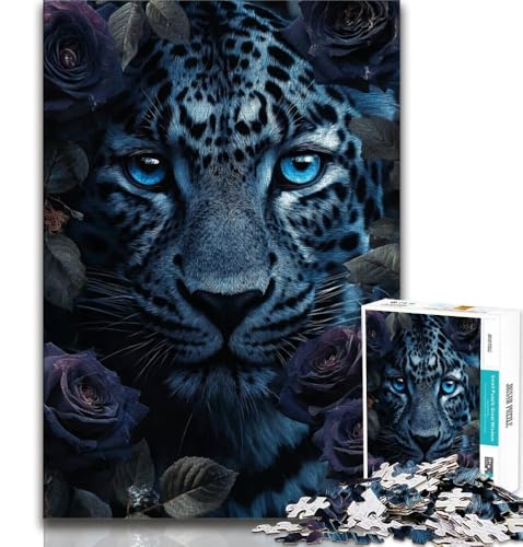1000-teiliges Puzzle für Teenager, Dschungel-Gepard, Familienspiel zum Stressabbau, schwierige Herausforderung, geeignet für Paare, 75x50cm von GKJPOXZJ