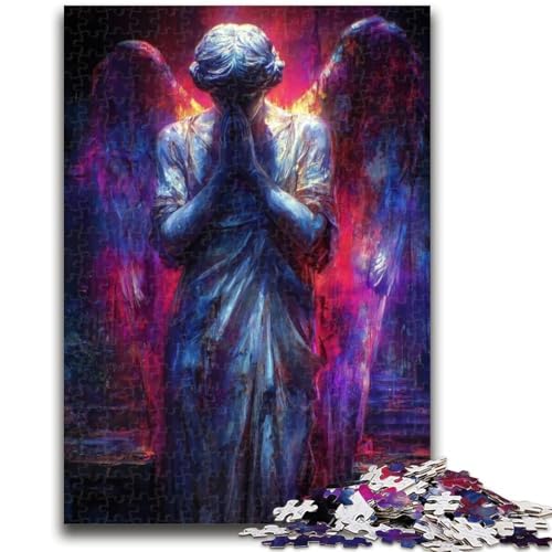 1000-teiliges Puzzle für Teenager, Engel, 1000-teiliges Puzzle, pädagogisches Familienspiel, geeignet als Schreibtischdekoration (26x38cm) von GKJPOXZJ