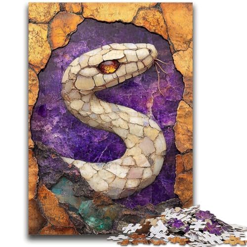 1000-teiliges Puzzle für Teenager, Fantasy-Schlange, Puzzle für Erwachsene, Quizspiel, ganze Familie (50x75cm) von GKJPOXZJ