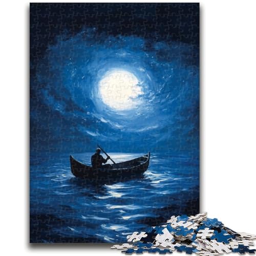 1000-teiliges Puzzle für Teenager, Geschenk Schiff unter den Sternen, 1000 Teile für Erwachsene, Spielzeug, Lernspiele, Stressabbau, einzigartige Geburtstags- und Geschenkideen (75x50cm) von GKJPOXZJ