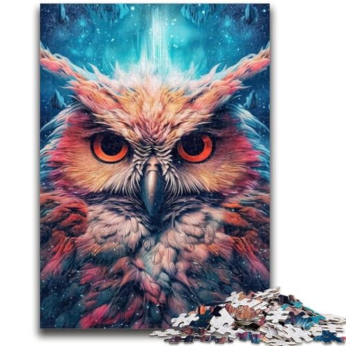 1000-teiliges Puzzle für Teenager, Geschenke, Dream Owl, 1000-teiliges Puzzle, Stressabbau, schwierige Herausforderung, einzigartige Heimdekoration und Geschenke (38x26cm) von GKJPOXZJ
