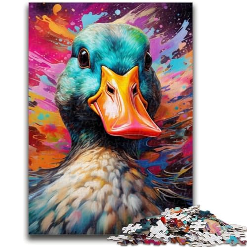 1000-teiliges Puzzle für Teenager, Geschenke, Enten-Puzzles für Teenager, Lernspiele, Heimdekoration, geeignet für die Schreibtischdekoration (50x75cm) von GKJPOXZJ