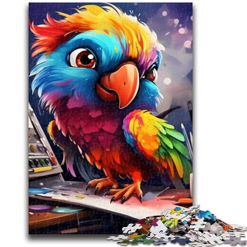 1000-teiliges Puzzle für Teenager, Geschenke, Papagei, 1000 Teile für Teenager, Spielzeug, Lernspiele, Stressabbau, einzigartige Geburtstags- und Geschenkideen (50x75cm) von GKJPOXZJ