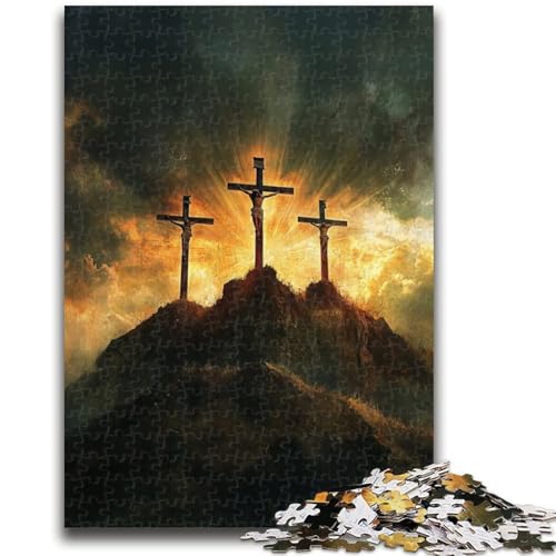1000-teiliges Puzzle für Teenager, Jesus, 1000 Teile für Teenager, Wichtelgeschenke für Kinder ab 14 Jahren (26x38cm) von GKJPOXZJ