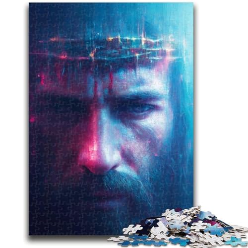 1000-teiliges Puzzle für Teenager, Jesus, 1000 Teile für Teenager, Wichtelgeschenke für Kinder ab 14 Jahren (50x75cm) von GKJPOXZJ