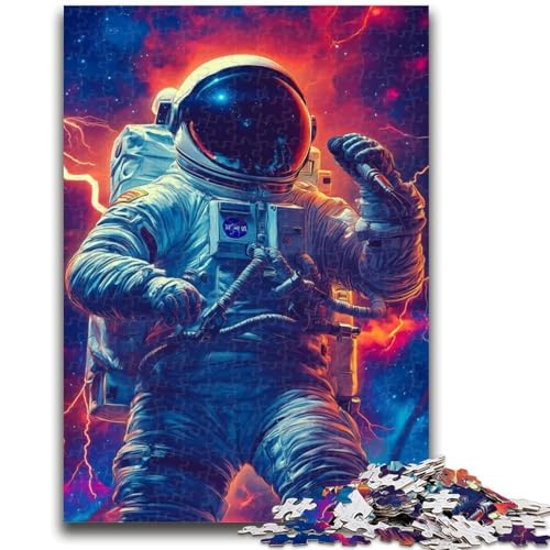 1000-teiliges Puzzle für Teenager, Musik-Astronauten-Puzzle, Lernspiele, Heimdekoration, geeignet für die Schreibtischdekoration (50x75cm) von GKJPOXZJ