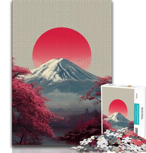 1000-teiliges Puzzle für Teenager, Sonnenaufgang am Berg Fuji, Spielzeug, Lernspiele, Stressabbau, einzigartige Geburtstags- und Geschenkideen, 75x50cm 1000-teiliges Puzzle für Teenager, Sonnenaufgang am Berg Fuji, Spielzeug, Lernspiele, Stressabbau, einzigartige Geburtstags- und Geschenkideen, 75x50cm von GKJPOXZJ