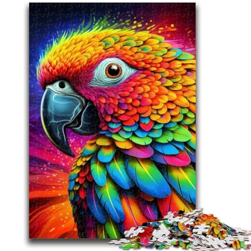1000-teiliges Puzzle für Teenager, Tiere, Vögel, Papageien, 1000 Teile für Teenager, lehrreich ganze Familie (50x75cm) von GKJPOXZJ