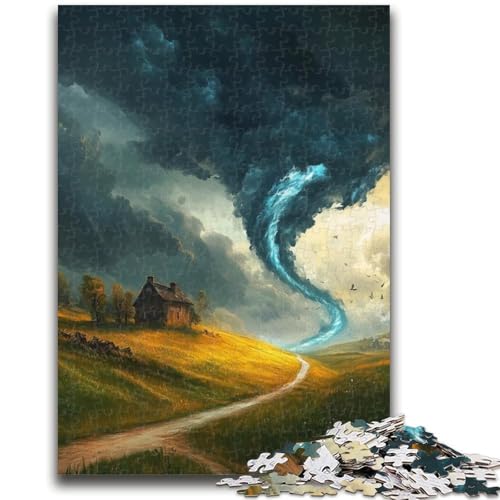 1000-teiliges Puzzle für Teenager, Tornado, 1000 Teile für Teenager, Wichtelgeschenke für Kinder ab 14 Jahren (50x75cm) von GKJPOXZJ