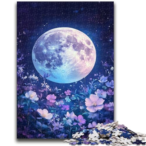 1000-teiliges Puzzle für Teenager, Vollmond, 1000-teiliges Puzzle, Lernspielzeug und Spiele für Erwachsene und Teenager (75x50cm) von GKJPOXZJ