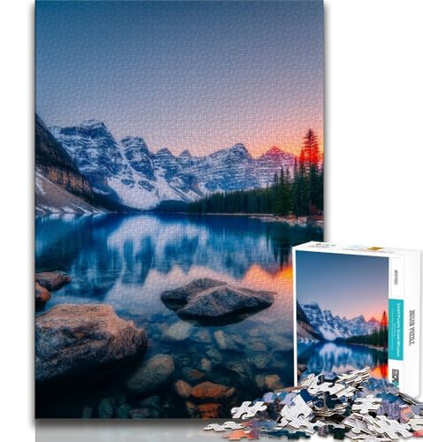 1000-teiliges Puzzle für Teenager, schöne Berge und Seen, Stressabbau, schwierige Herausforderung, ganze Familie, 75x50cm 1000-teiliges Puzzle für Teenager, schöne Berge und Seen, Stressabbau, schwierige Herausforderung, ganze Familie, 75x50cm von GKJPOXZJ
