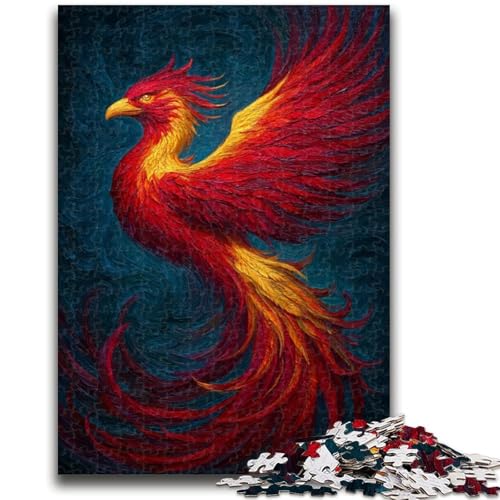 1000-teiliges Puzzle für Teenager Phoenix 1000-teiliges Puzzle, Lernspielzeug und Spiele für Erwachsene und Teenager (75x50cm) von GKJPOXZJ