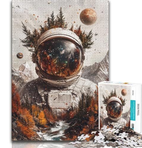 Astronauten-Berge-Puzzle, 1000 Teile, für Teenager, Lernspiele, Heimdekoration, Geschenk für die ganze Familie, 75x50cm Astronauten-Berge-Puzzle, 1000 Teile, für Teenager, Lernspiele, Heimdekoration, Geschenk für die ganze Familie, 75x50cm von GKJPOXZJ