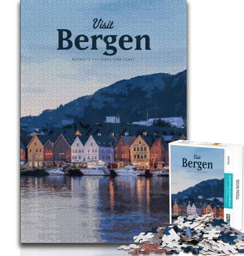 Besuchen Sie Bergen Puzzle für Erwachsene 1000 Teile, Lernspielzeug, Familienspiele, Geschenke für Freunde und Familie, 75x50cm Besuchen Sie Bergen Puzzle für Erwachsene 1000 Teile, Lernspielzeug, Familienspiele, Geschenke für Freunde und Familie, 75x50cm von GKJPOXZJ