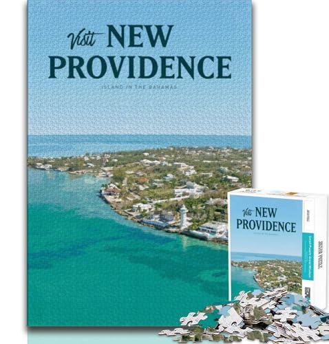 Besuchen Sie New Providence, Puzzle mit 1000 Teilen für Teenager, Denkspiel, Wanddekoration, einzigartige Geburtstags, 38x26cm Besuchen Sie New Providence, Puzzle mit 1000 Teilen für Teenager, Denkspiel, Wanddekoration, einzigartige Geburtstags, 38x26cm von GKJPOXZJ