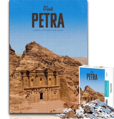 Besuchen Sie Petra Puzzles 1000 Teile für Teenager, Mustermontage, Spaß bei Aktivitäten zu Hause, Geburtstagsgeschenk, Reisegeschenke 75x50cm Besuchen Sie Petra Puzzles 1000 Teile für Teenager, Mustermontage, Spaß bei Aktivitäten zu Hause, Geburtstagsgeschenk, Reisegeschenke 75x50cm von GKJPOXZJ