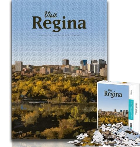Besuchen Sie Regina Puzzle 1000 Teile für Teenager, Denkspiel, Wanddekoration, einzigartige Geburtstags, 38x26cm Besuchen Sie Regina Puzzle 1000 Teile für Teenager, Denkspiel, Wanddekoration, einzigartige Geburtstags, 38x26cm von GKJPOXZJ