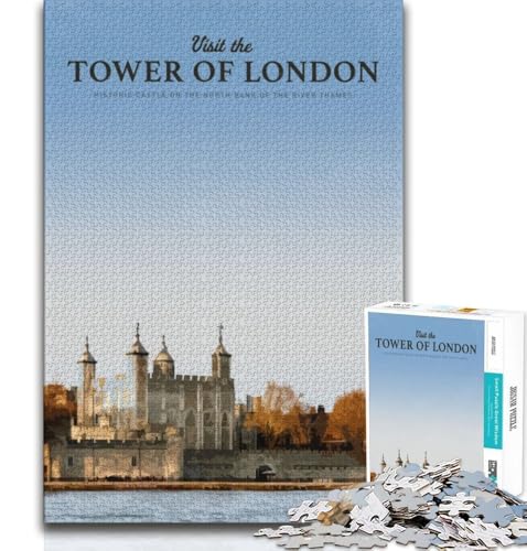 Besuchen Sie den Tower of London, Puzzle mit 1000 Teilen für Erwachsene, anspruchsvoll zu vervollständigen, Aber unterhaltsames und humorvolles Lernspiel zum Geburtstag, 75x50cm Besuchen Sie den Tower of London, Puzzle mit 1000 Teilen für Erwachsene, anspruchsvoll zu vervollständigen, Aber unterhaltsames und humorvolles Lernspiel zum Geburtstag, 75x50cm von GKJPOXZJ