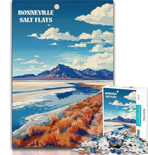 Bonneville Horizons Puzzle für Teenager, 1000 Teile, Lernspiele, Wanddekoration, einzigartige Geburtstags, 38x26cm von GKJPOXZJ