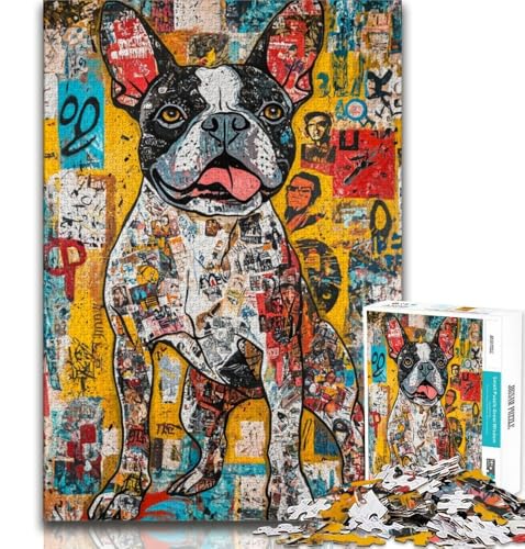 Boxer-Hunde-Puzzle 1000 Teile für Erwachsene, Geschenk, Stressabbau, Zeitvertreib zu Hause, mit passendem Poster und Quizblatt, 38x26cm Boxer-Hunde-Puzzle 1000 Teile für Erwachsene, Geschenk, Stressabbau, Zeitvertreib zu Hause, mit passendem Poster und Quizblatt, 38x26cm von GKJPOXZJ
