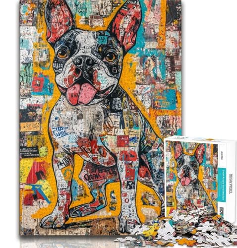 Boxer-Hunde-Puzzle 1000 Teile für Teenager, Denksportspiel, Wanddekoration, einzigartige Geburtstags, 75x50cm Boxer-Hunde-Puzzle 1000 Teile für Teenager, Denksportspiel, Wanddekoration, einzigartige Geburtstags, 75x50cm von GKJPOXZJ