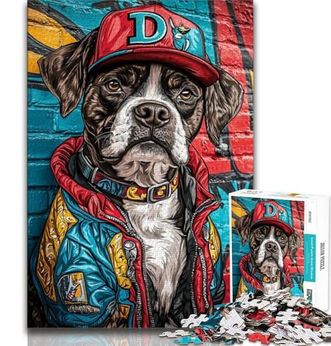 Boxer-Hunde-Puzzle für Teenager, 1000-teiliges Puzzle, Lernspiele, Wanddekoration, einzigartige Geburtstags, 75x50cm Boxer-Hunde-Puzzle für Teenager, 1000-teiliges Puzzle, Lernspiele, Wanddekoration, einzigartige Geburtstags, 75x50cm von GKJPOXZJ