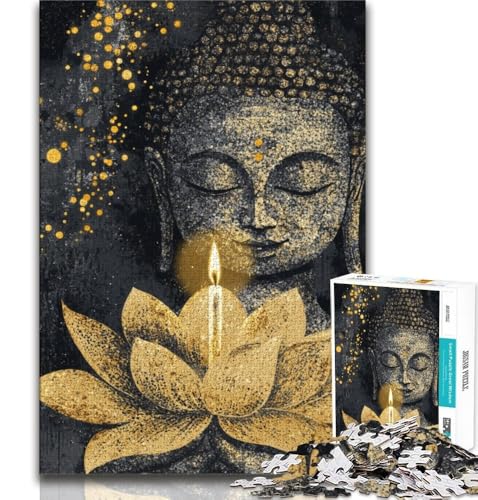 Buddha Art Puzzle für Teenager, 1000 Teile, anspruchsvolles Spiel, Geschenke für die ganze Familie, 75x50cm Buddha Art Puzzle für Teenager, 1000 Teile, anspruchsvolles Spiel, Geschenke für die ganze Familie, 75x50cm von GKJPOXZJ