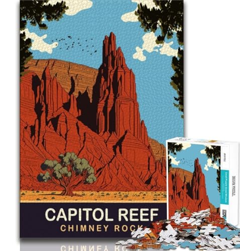 Capital Reef National Park 1000-teiliges Puzzle für Erwachsene, Geschenke, Familienspiel, Stressabbau, schwierige Herausforderung, tolle Geschenke und Spielzeuge, 75x50cm Capital Reef National Park 1000-teiliges Puzzle für Erwachsene, Geschenke, Familienspiel, Stressabbau, schwierige Herausforderung, tolle Geschenke und Spielzeuge, 75x50cm von GKJPOXZJ