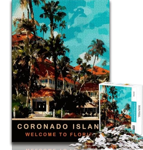 Coronado Island Puzzle 1000 Teile für Teenager, Denksportspiel, Wanddekoration, einzigartige Geburtstags, 75x50cm Coronado Island Puzzle 1000 Teile für Teenager, Denksportspiel, Wanddekoration, einzigartige Geburtstags, 75x50cm von GKJPOXZJ