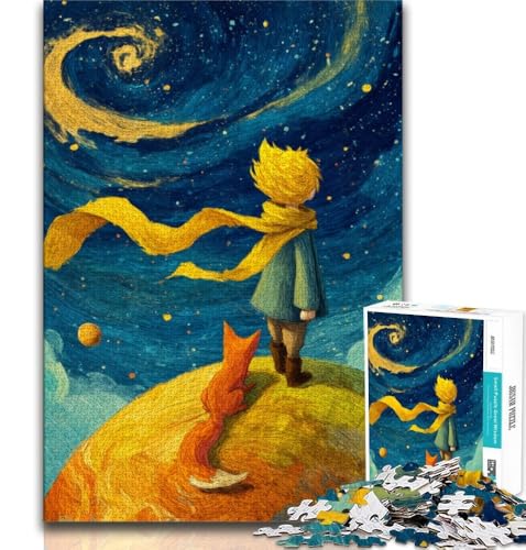 Der kleine Prinz, 1000-teiliges Puzzle für Erwachsene und Jugendliche, Denkspiel, Wanddekoration, einzigartige Geburtstags, 38x26cm von GKJPOXZJ