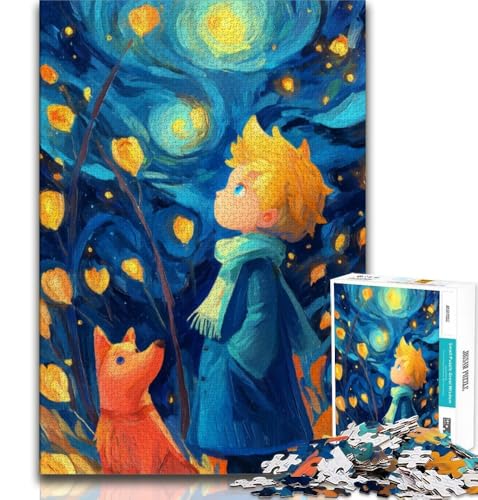 Der kleine Prinz Puzzle für Erwachsene, 1000 Puzzles, anspruchsvolles Spiel, Geschenke für die ganze Familie, 38x26cm von GKJPOXZJ