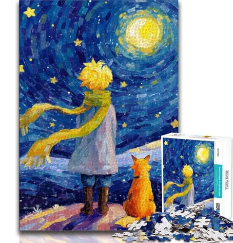 Der kleine Prinz und der Fuchs, Puzzle für Teenager, 1000 Puzzles, anspruchsvoll zu vervollständigen, Aber EIN lustiges und humorvolles Geburtstagsgeschenk, Geschenke, Wandkunst, 38x26cm von GKJPOXZJ