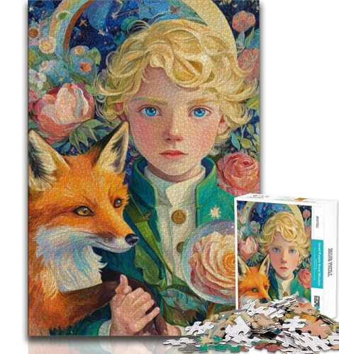 Der kleine Prinz und der Fuchs Puzzle 1000 Teile für Teenager-Geschenke, für Lernspiele, Herausforderungsspielzeug, einzigartige Heimdekoration und Geschenke, 75x50cm Der kleine Prinz und der Fuchs Puzzle 1000 Teile für Teenager-Geschenke, für Lernspiele, Herausforderungsspielzeug, einzigartige Heimdekoration und Geschenke, 75x50cm von GKJPOXZJ