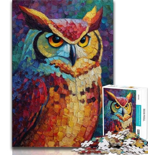 Eulen-Puzzle 1000 Teile für Erwachsene, anspruchsvolles Spiel und Familienspiel, ganze Familie, 38x26cm Eulen-Puzzle 1000 Teile für Erwachsene, anspruchsvolles Spiel und Familienspiel, ganze Familie, 38x26cm von GKJPOXZJ